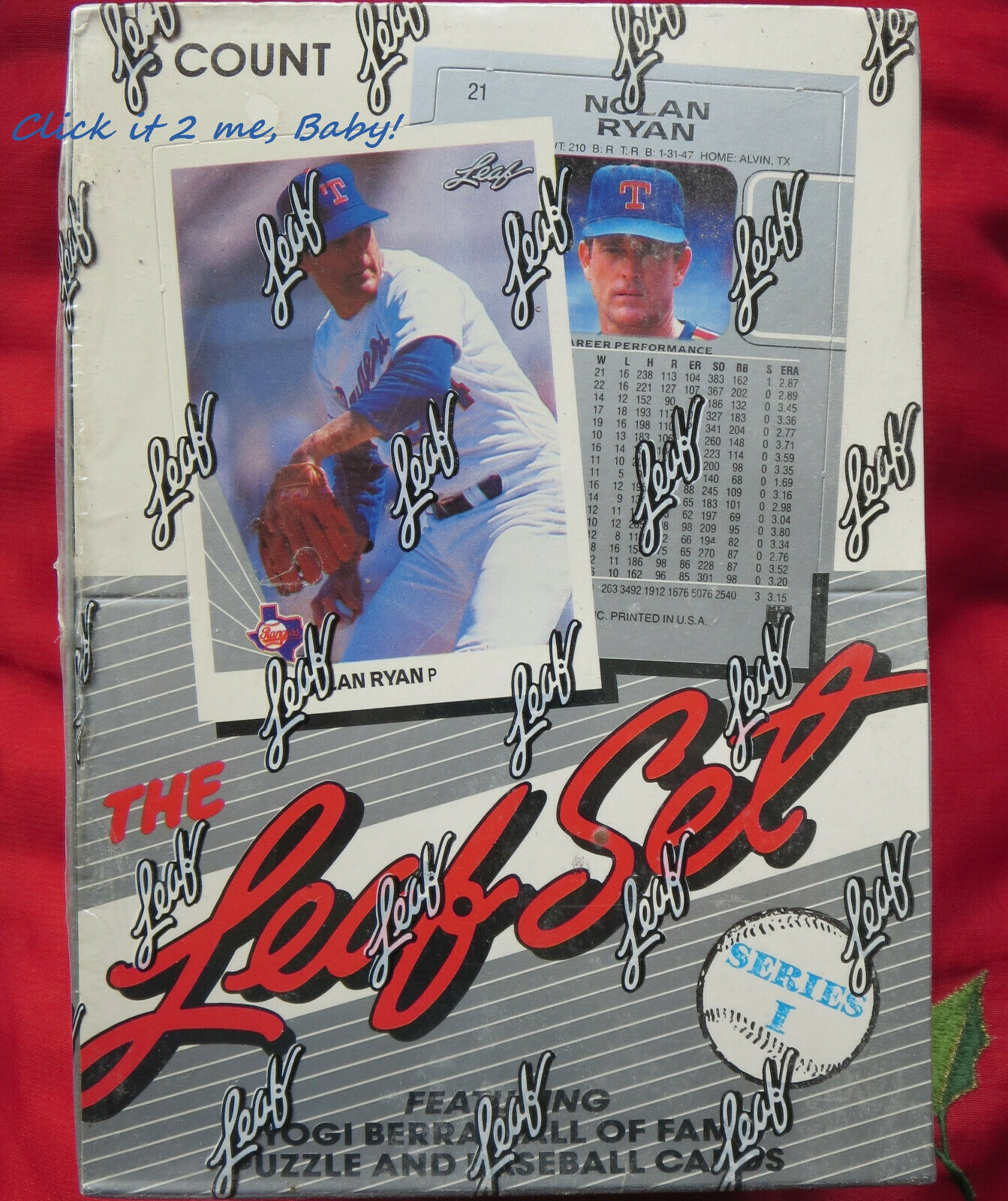 1990 Leaf Set Series 1 Baseball Box